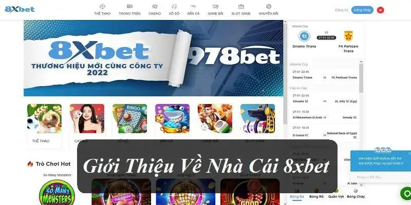 Thông tin giới thiệu về 8xbet